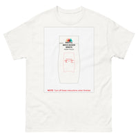 Thumbnail for T-shirt homme blanc - Style boxer briefs humoristique