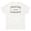 T-shirt Sud-Ouest blanc - J'peux pas, je suis Capbourrut