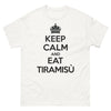 T-shirt Italie blanc - Keep Calm et Eat Tiramisu