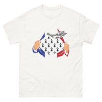 Thumbnail for T-shirt Bretagne blanc - Super héros de la Bretagne