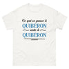 T-shirt Quiberon blanc - Ce qui se passe à Quiberon reste à Quiberon