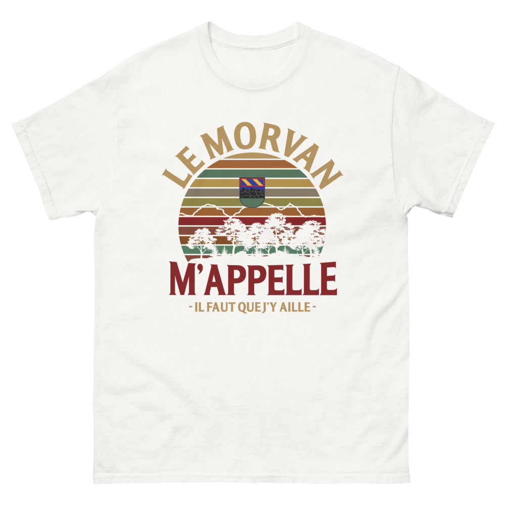 T-shirt Morvan blanc - Le-Morvan-M-Appelle, Il Faut Que J'y Aille