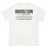 T-shirt Ariège blanc - Boudu con, expression du sud-ouest