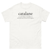 Thumbnail for T-shirt Catalogne blanc - Un savant mélange de gentillesse