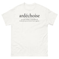 Thumbnail for T-shirt Ardèche blanc - Un savant mélange de gentillesse