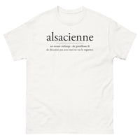 Thumbnail for T-shirt Alsace blanc - Un savant mélange de gentillesse et de caractère