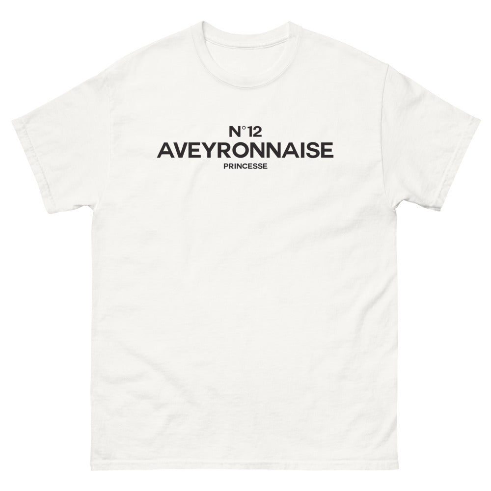 T-shirt Aveyron blanc - Princesse des racines