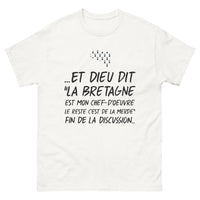 Thumbnail for T-shirt Bretagne blanc - Mon chef-d'œuvre, le reste c'est de la merde