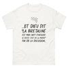 T-shirt Bretagne blanc - Mon chef-d'œuvre, le reste c'est de la merde
