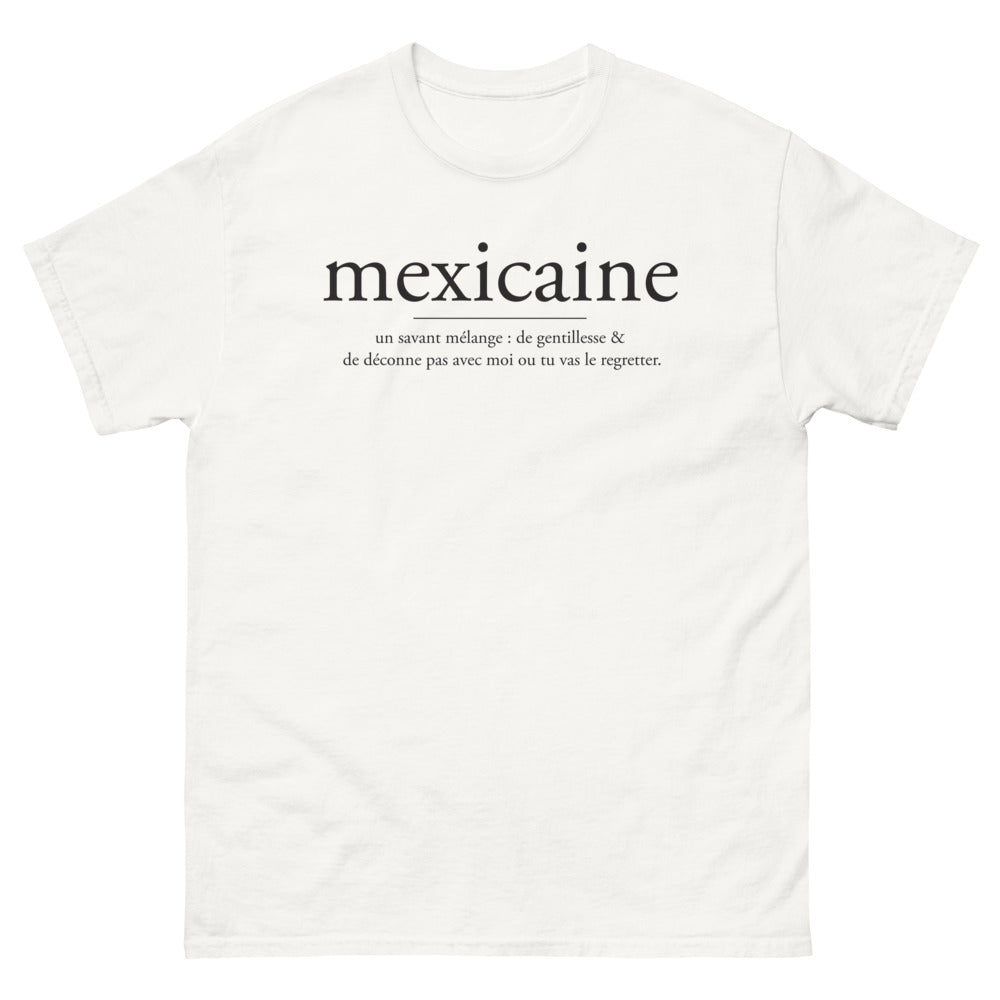 T-shirt Mexicain blanc - Un savant mélange de gentillesse
