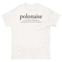 Thumbnail for T-shirt Pologne blanc - Un mélange de gentillesse et d'autorité