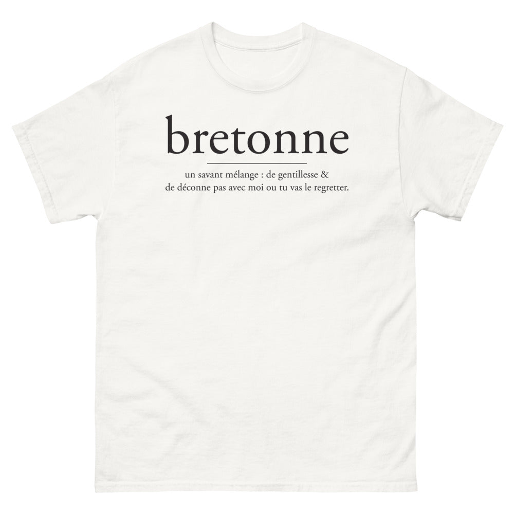 T-shirt Bretagne blanc - Un savant mélange de gentillesse