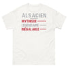 T-shirt Alsace blanc - Alsacien Mythique et Légendaire