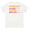 T-shirt Normand blanc - Mythique, Légendaire et Inégalable