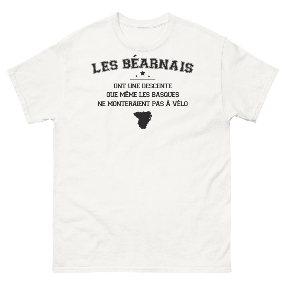 T-shirt Béarnais blanc - Les Béarnais et leur descente