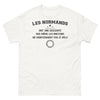 T-shirt Normand blanc - Les Normands ont une descente incroyable
