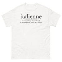 Thumbnail for T-shirt Italie blanc - Un savant mélange de gentillesse et de caractère