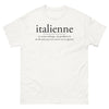 T-shirt Italie blanc - Un savant mélange de gentillesse et de caractère