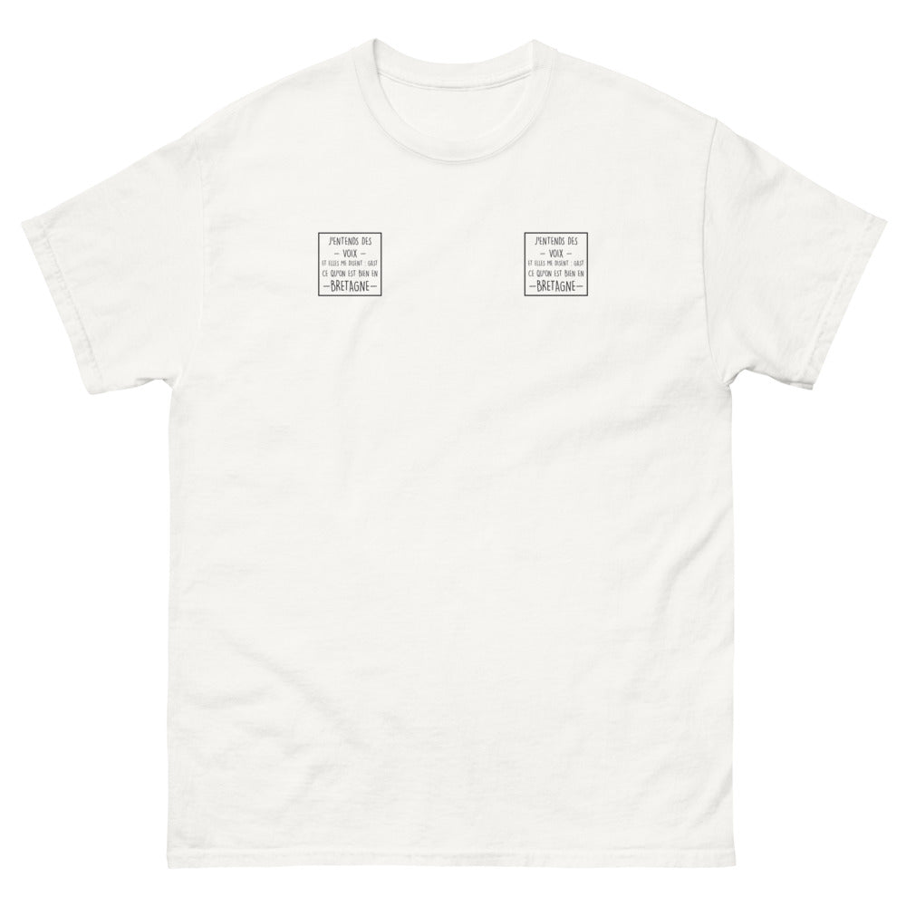 T-shirt Bretagne blanc - Gast ! Qu'on est bien en Bretagne