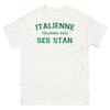 T-shirt Italie blanc - L'Italienne et ses Stan