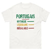 T-shirt Portugal blanc - design mythique et légendaire