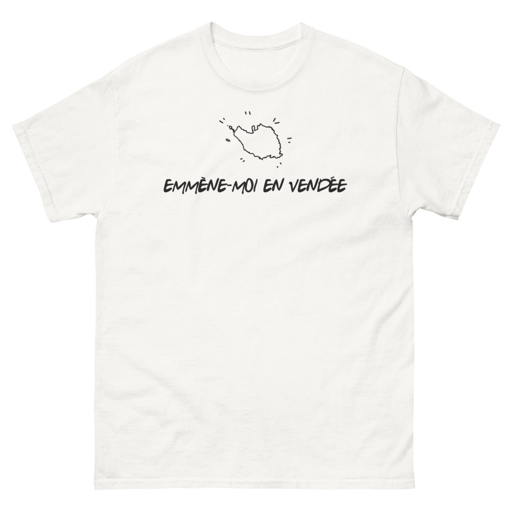 T-shirt Vendée blanc - Emmène-moi-en-Vendée