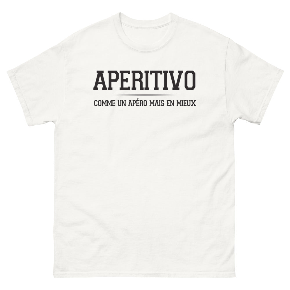 T-shirt Apéro blanc - Comme un Apéro, mais en Mieux