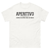 Thumbnail for T-shirt Apéro blanc - Comme un Apéro, mais en Mieux