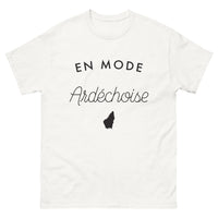 Thumbnail for T-shirt Ardèche blanc - En mode relax et charme local