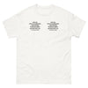 T-shirt Anniversaire Merdique blanc - Joyeux plus merdique anniversaire