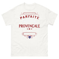 Thumbnail for T-shirt Provence blanc - Je ne suis pas parfaite mais je suis provençale