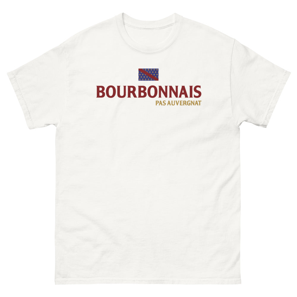 T-shirt Bourbonnais blanc - Fier de ne pas être Auvergnat