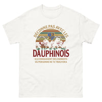 Thumbnail for T-shirt Dauphinois blanc - Déconne Pas Avec Les Dauphinois
