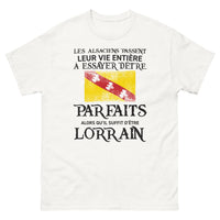 Thumbnail for T-shirt Lorraine blanc - Les Alsaciens et leur humour