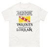 T-shirt Lorraine blanc - Les Alsaciens et leur humour