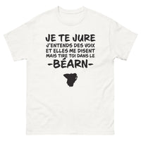 Thumbnail for T-shirt Béarn blanc - Je te jure, j'entends des voix