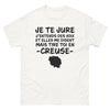 T-shirt Creuse blanc - Je te jure, j'entends des voix