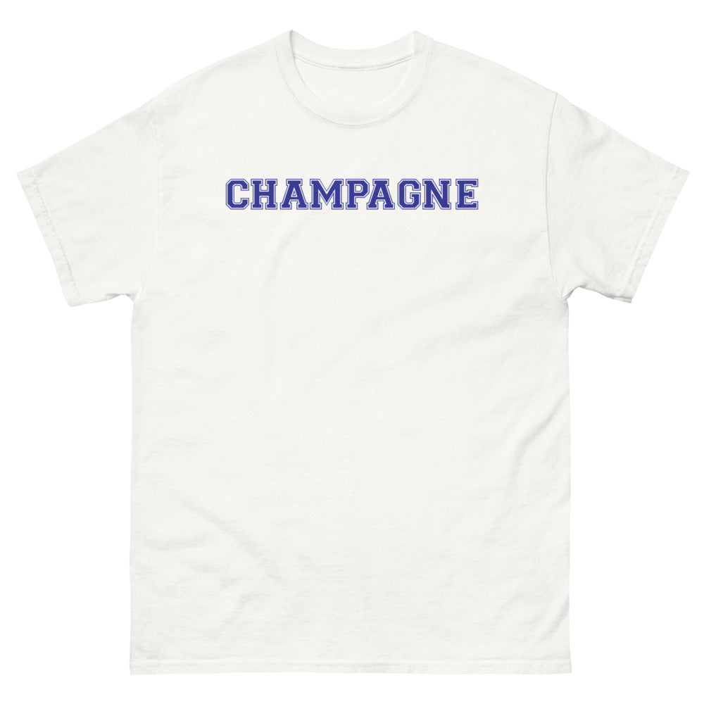 T-shirt Champagne blanc - car aucune grande histoire ne commence par Bourgogne