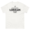 T-shirt Lorraine blanc - Je suis tellement lorrain que j'en ai mal au foie