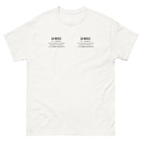 Thumbnail for T-shirt Comtois blanc - ça meule un truc de Comtois