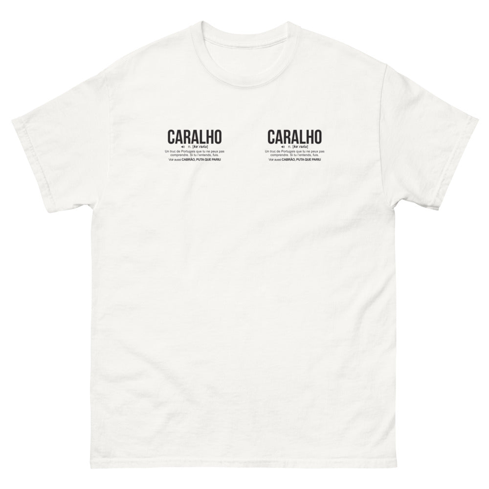 T-shirt Portugal blanc - Caralho-n-ke-ralu...