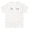 T-shirt Alsacien blanc - Gottverdammi, un message authentique