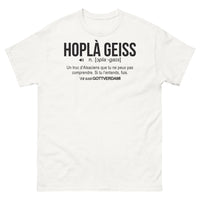 Thumbnail for T-shirt Alsacien blanc - Hopla Geiss !