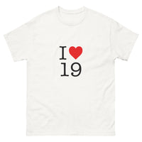 Thumbnail for T-shirt Corrèze blanc - I Love 19 avec humour