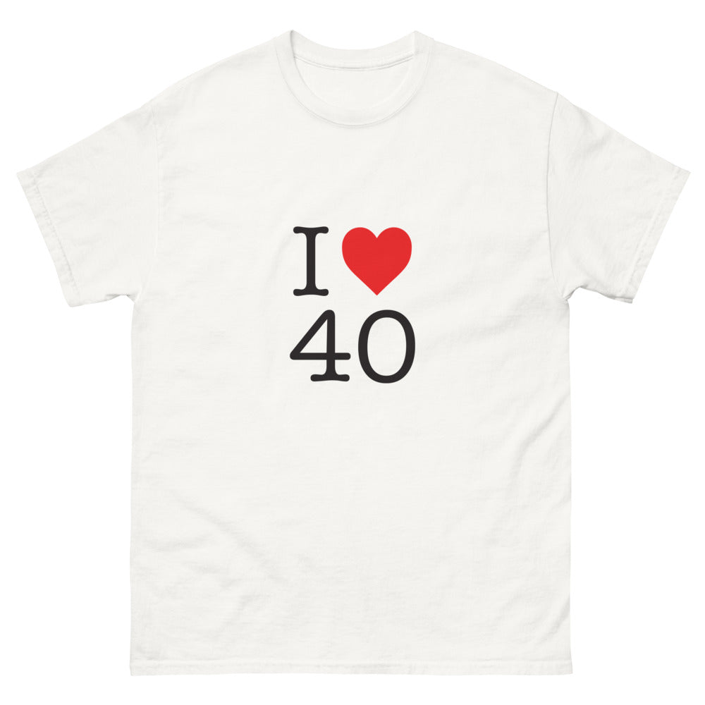 T-shirt Les Quarante blanc - I Love Les Quarante
