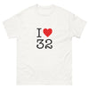 T-shirt Gascogne blanc - I Love 32, fierté locale
