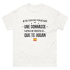 T-shirt humour français blanc - Je ne suis pas toujours une connasse
