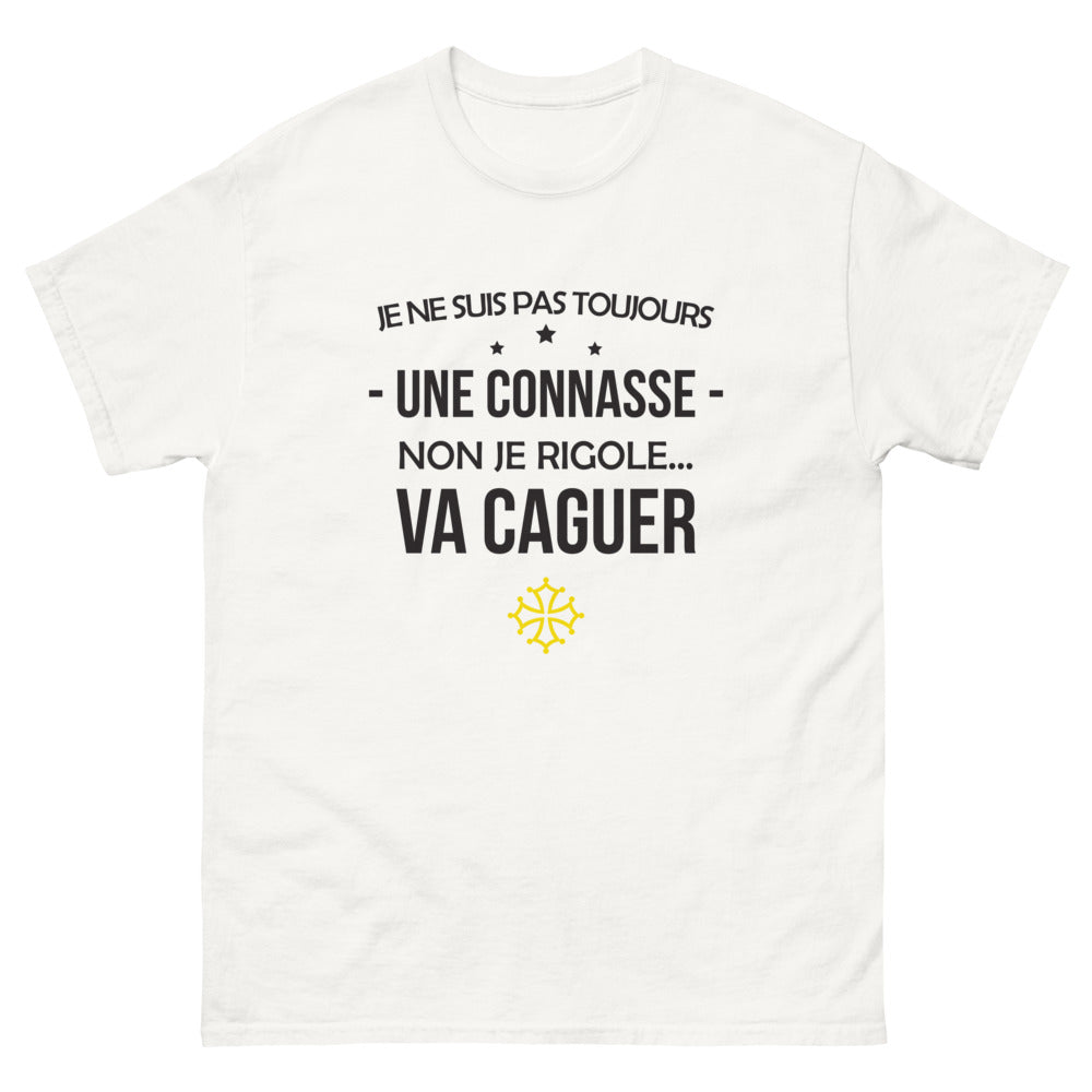 T-shirt humour réaliste blanc - Je ne suis pas toujours une connasse