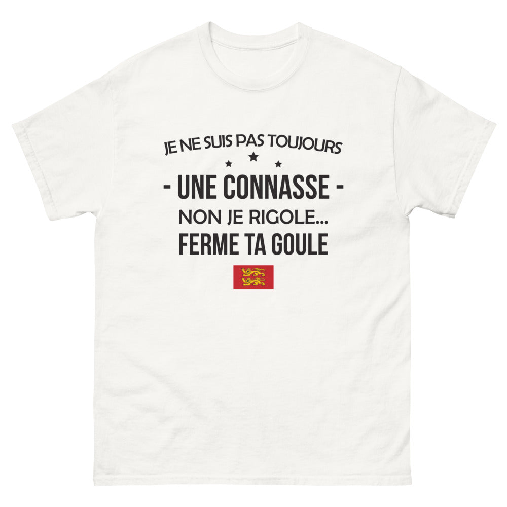 T-shirt humour blanc - Je ne suis pas toujours une connasse