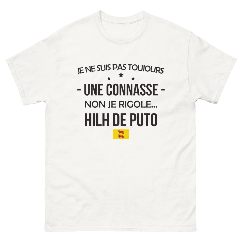 T-shirt Sud-Ouest blanc - Je ne suis pas toujours une connasse